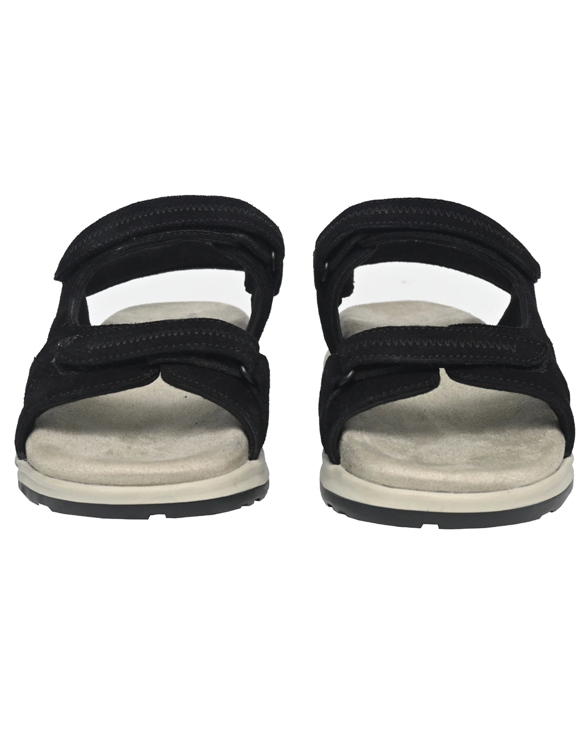 Meridian – Black Suede Comfort Sandal