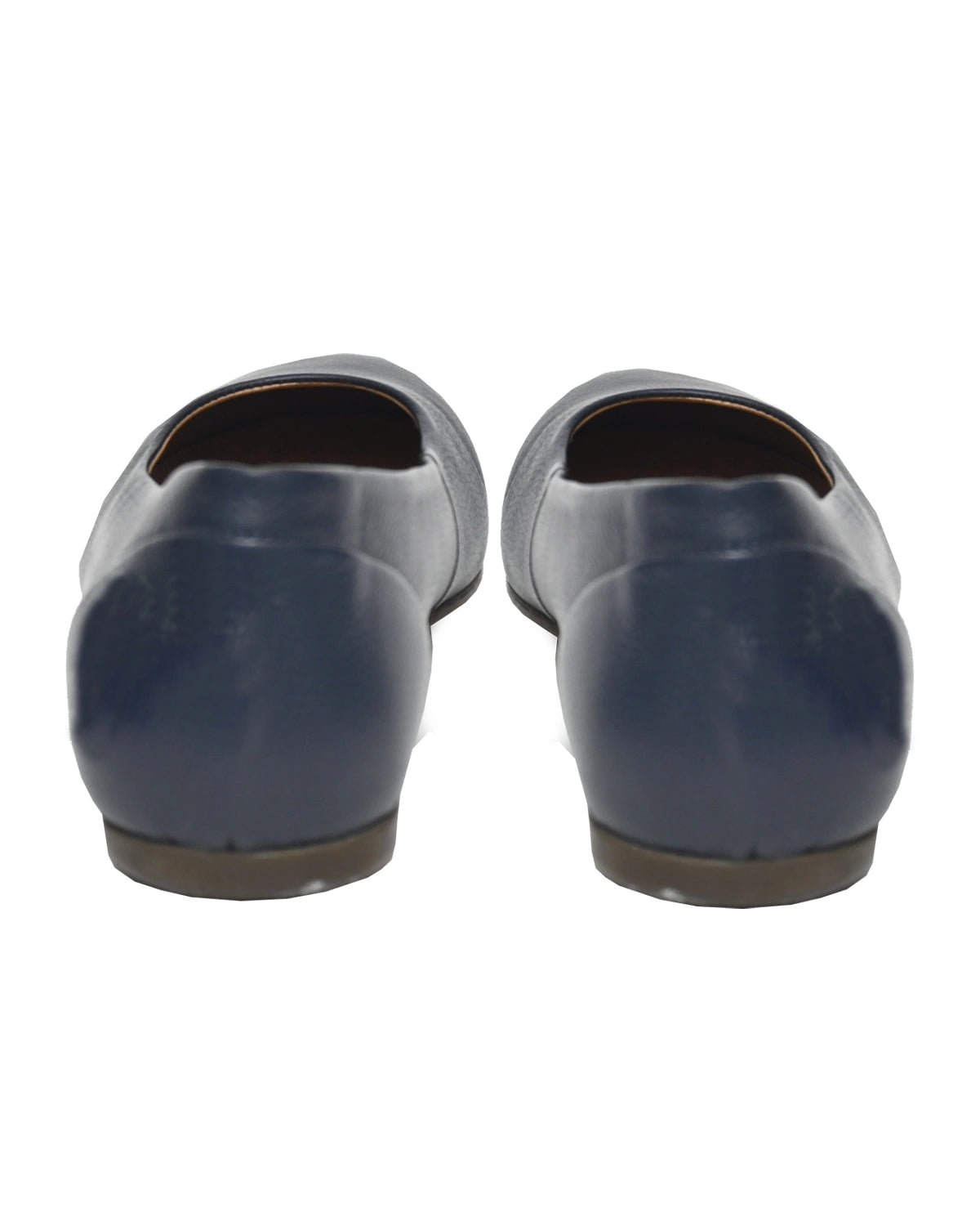 Maia – Navy Leather Ballet Flat