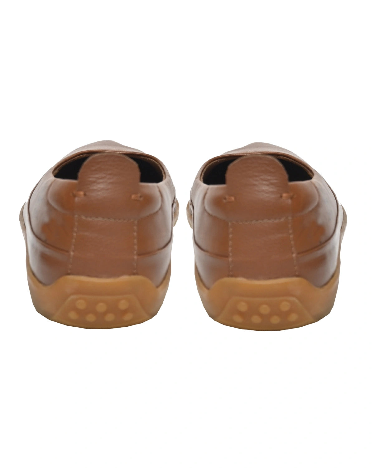 Luna – Tan Leather Slip-On Ballet Flat