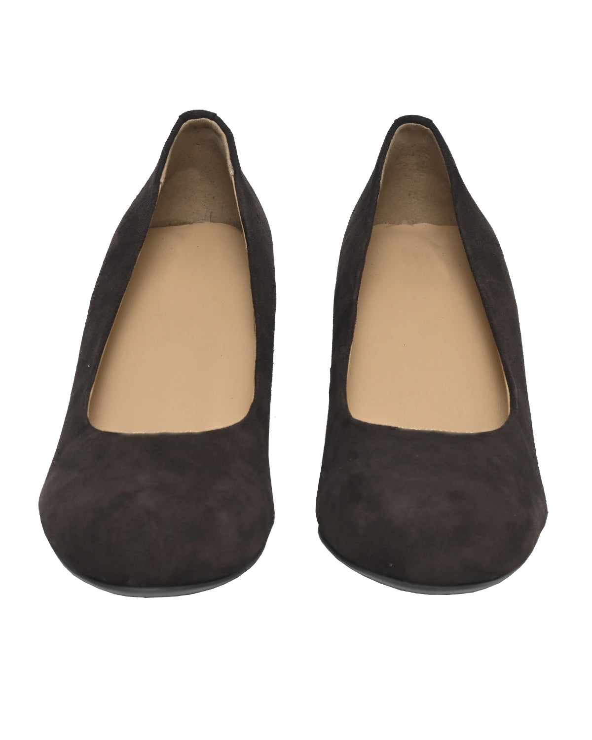 Deneb – Espresso Suede Kitten Heel Pump