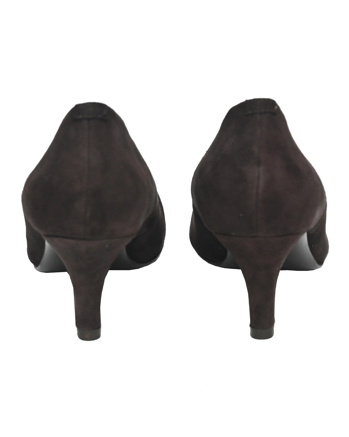 Deneb – Espresso Suede Kitten Heel Pump