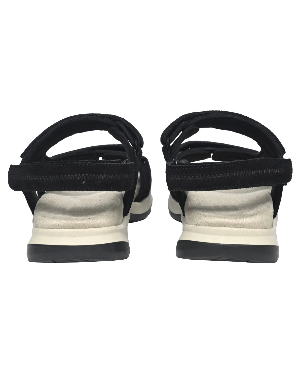Meridian – Black Suede Comfort Sandal