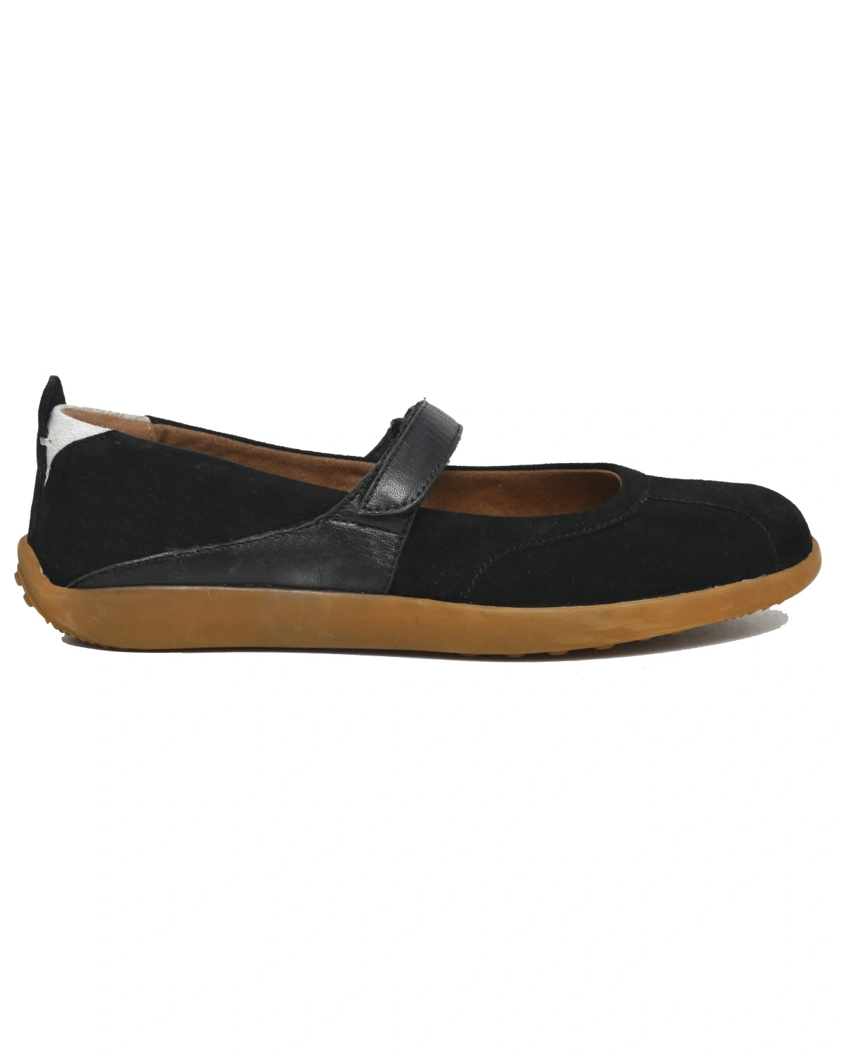 Polaris – Black Suede Mary Jane Comfort Flat