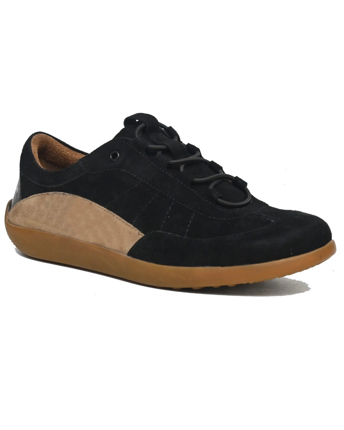 Horizon – Black Suede Easy-Lace Sneaker