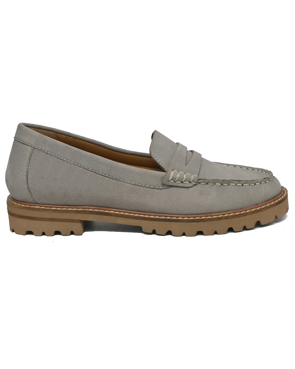 Orion – Stone Grey Penny Loafer