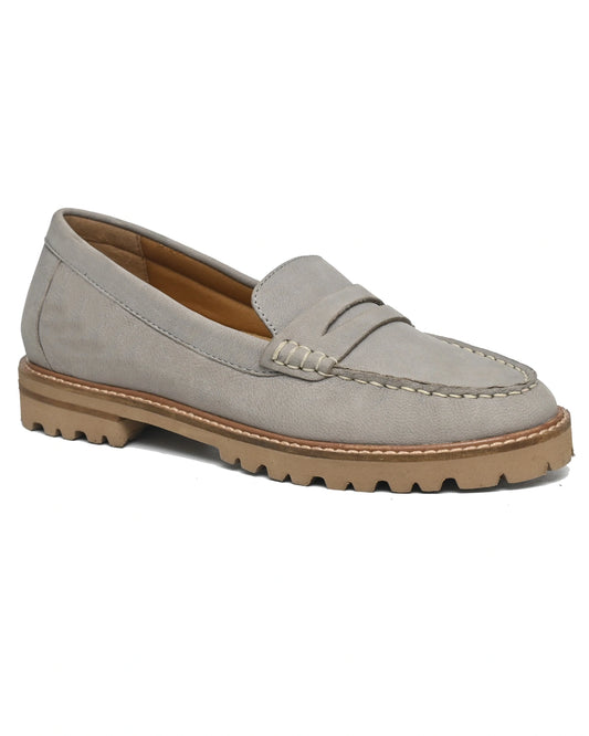 Orion – Stone Grey Penny Loafer